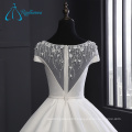 Sequined Beading Flowers Sashes Wedding Dress Ball Gowns